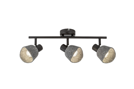 Plafoniera Rabalux Farelia E14 E14 3X MAX 10W   metal black stil modern 230V, 50Hz IP20 73007 [4]