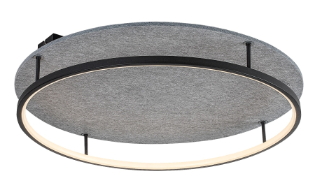 ILUMINAT - Plafoniera Rabalux Farenzo LED 40W 2000lm 3000, 4000 metal/ fetru black stil modern 230V, 50Hz IP20 71033