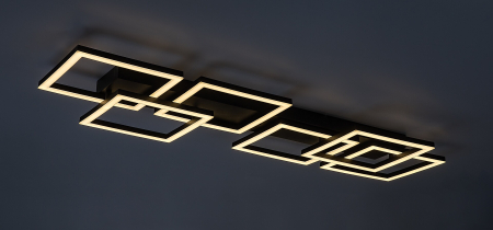 Plafoniera Rabalux Fatma LED 40W 3500lm 3000K-6500K metal black stil modern, IP20 71390 [2]