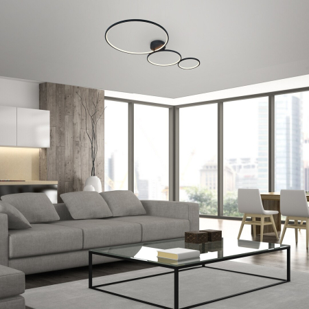 Plafoniera Rabalux Formand LED 38W 1100lm 3000K metal black stil modern, IP20 71297 [7]