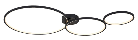 ILUMINAT - Plafoniera Rabalux Formand LED 38W 1100lm 3000K metal black stil modern, IP20 71297