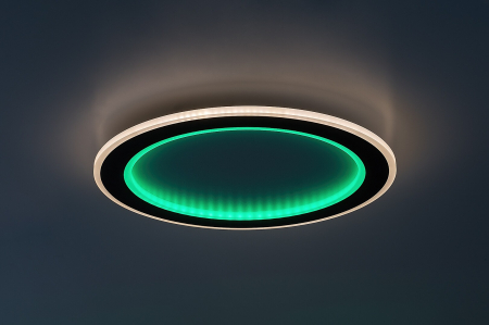 Plafoniera Rabalux Golwen LED 22W 1550lm 3000K-6500K metal black stil modern, IP20 71406 [2]