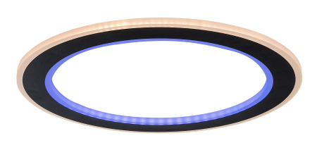 Moderne - Plafoniera Rabalux Golwen LED 22W 1550lm 3000K-6500K metal black stil modern, IP20 71406