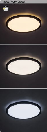 Plafoniera Rabalux Gonzalo LED 36W 2750lm 3000,4000,6000 plastic black stil tehnic 230V, 50Hz IP20 71098 [5]
