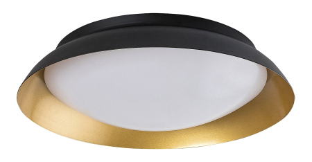 Plafoniera Rabalux Hafsa LED 24W 1250lm 3000 metal black gold stil modern 230V, 50Hz IP20 71187 [1]