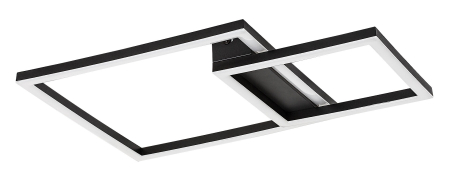 Plafoniera Rabalux Heleth LED 24W 1530lm 3000K metal plastic negru alb IP20 [1]