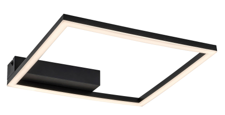 Moderne - Plafoniera Rabalux Heleth LED 24W 2060lm 3000K metal plastic negru alb IP20