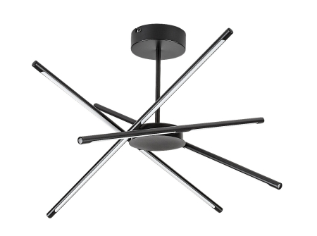 Plafoniera Rabalux Henli2 LED 40W 2800lm 3000 metal black stil modern 230V, 50Hz IP20 71338 [1]