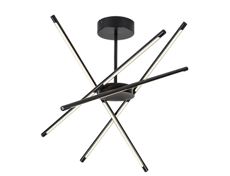 Plafoniera Rabalux Henli2 LED 40W 2800lm 3000 metal black stil modern 230V, 50Hz IP20 71338 [3]