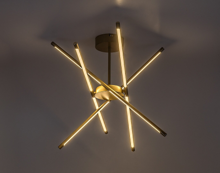 Plafoniera Rabalux Henli2 LED 40W 2800lm 3000 metal gold stil modern 230V, 50Hz IP20 71339 [4]