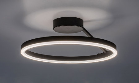 Plafoniera Rabalux Isaure LED 24W 1600lm 3000K, 4000K, 6500K metal black stil modern, IP20 71302 [4]
