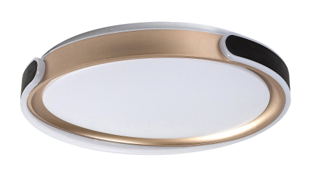 Plafoniera Rabalux Jindri LED 48W 3000lm 3000-6500 metal black gold stil modern 230V, 50Hz IP20 71292 [1]