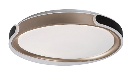 ILUMINAT - Plafoniera Rabalux Jindri LED 48W 3000lm 3000-6500 metal black gold stil modern 230V, 50Hz IP20 71292
