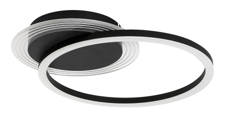 Plafoniera Rabalux Kerstin LED 24W 1800lm 3000K metal black stil modern, IP20 71368 [1]