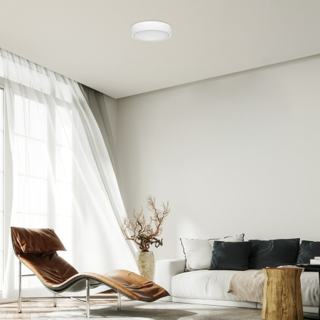 Plafoniera Rabalux Lauri LED 22W 2300lm 3000K, 4000K, 6000 plastic white stil minimal, IP20 71244 [4]