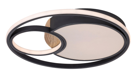 ILUMINAT INTERIOR - Plafoniera Rabalux Leola LED 81W 3800lm 3000, 4000, 6000 metal black stil modern 230V, 50Hz IP20 71044