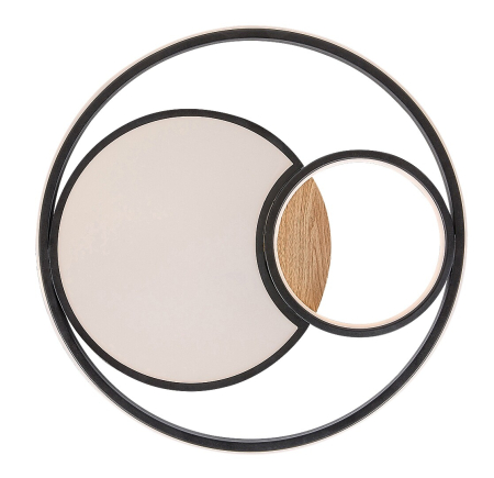 Plafoniera Rabalux Leola LED 81W 3800lm 3000, 4000, 6000 metal black stil modern 230V, 50Hz IP20 71044 [3]