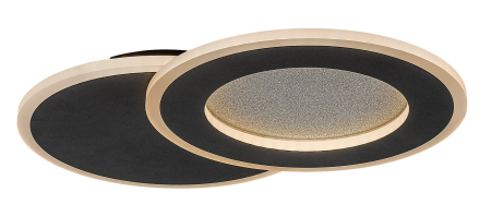 Moderne - Plafoniera Rabalux Lureo LED 24W 1510lm 3000K-6500K metal mat black stil modern, IP20 71486