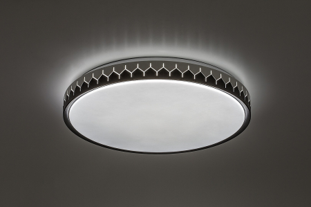 Plafoniera Rabalux Malin LED 48W 3000lm 3000K-6500K metal black gray stil modern, IP20 71304 [3]