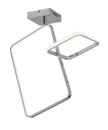 Moderne - Plafoniera Rabalux Malwen LED 36W 2100lm 4000K metal aluminiu crom alb IP20