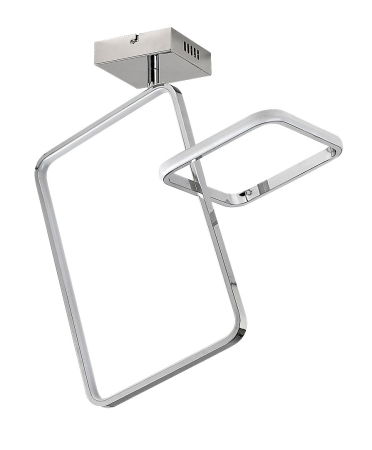 Plafoniera Rabalux Malwen LED 36W 2100lm 4000K metal aluminiu crom alb IP20 [1]