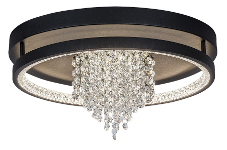 Moderne - Plafoniera Rabalux Maribell LED 30W 1450lm 3000K, 3500K, 4000K metal black stil, IP20 71353