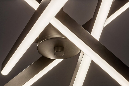 Plafoniera Rabalux Matilde LED 30W 1200lm 4000K metal silicon negru alb IP20 [4]