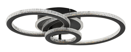 Plafoniera Rabalux Maziar LED 40W 3700lm 3000-6500 metal black stil modern 230V, 50Hz IP20 71392 [1]