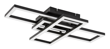 Plafoniera Rabalux Mereni LED 40W 2560lm 3000K-6500K metal black stil modern, IP20 71394 [1]