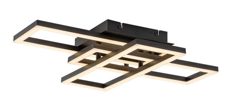 Plafoniera Rabalux Mereni LED 40W 2560lm 3000K-6500K metal black stil modern, IP20 71394 [6]