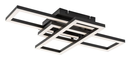 Moderne - Plafoniera Rabalux Mereni LED 40W 2560lm 3000-6500K metal plastic negru alb IP20