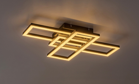 Plafoniera Rabalux Mereni LED 40W 2560lm 3000-6500K metal plastic negru alb IP20 [2]