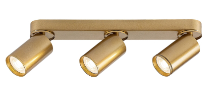 Moderne - Plafoniera Rabalux Mirina GU10 3X MAX 5W  metal aluminiu auriu IP20