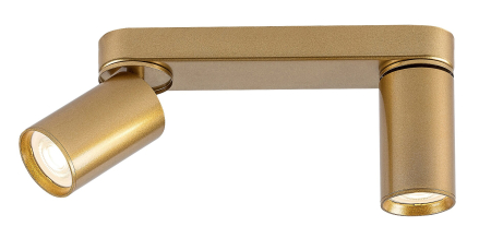 Plafoniera Rabalux Mirina GU10 GU10 2X MAX 5W metal gold stil minimal, IP20 73076 [2]