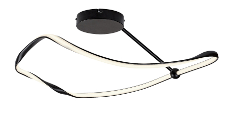 Plafoniera Rabalux Mirossi LED 38W 2240lm 4000K metal silicon negru alb IP20 [3]