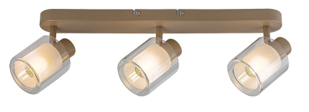Moderne - Plafoniera Rabalux Mirral E14 E14 3x MAX 15W metal gray beige stil modern, IP20 73065