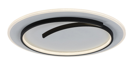 Plafoniera Rabalux Niloo LED 40W 2600lm 4000K metal black stil modern, IP20 71366 [2]