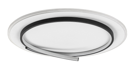 Plafoniera Rabalux Niloo LED 40W 2600lm 4000K metal plastic negru alb IP20 [1]