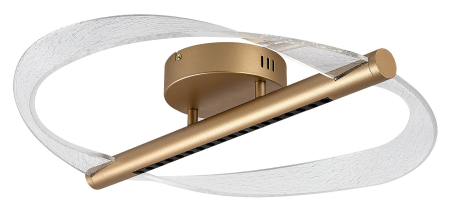 Plafoniera Rabalux Olyssia LED 24W 1300lm 3000 metal gold stil decor 230V, 50Hz IP20 71464 [1]