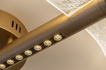 Plafoniera Rabalux Olyssia LED 24W 1300lm 3000 metal gold stil decor 230V, 50Hz IP20 71464 [5]