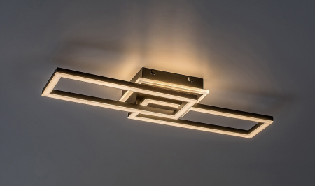 Plafoniera Rabalux Ramin LED 30W 2610lm 3000-6500K metal plastic negru alb IP20 [3]