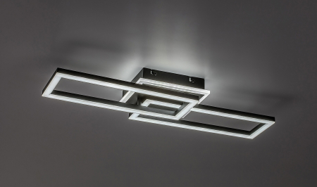 Plafoniera Rabalux Ramin LED 30W 2610lm 3000-6500K metal plastic negru alb IP20 [4]