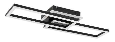 Plafoniera Rabalux Ramin LED 30W 2610lm 3000-6500K metal plastic negru alb IP20 [1]