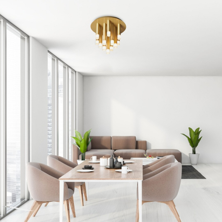Plafoniera Rabalux Ramira G9 13x MAX 5W  metal acril auriu IP20 [5]