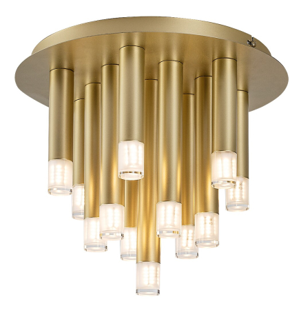 Plafoniere - Plafoniera Rabalux Ramira G9 13x MAX 5W  metal acril auriu IP20