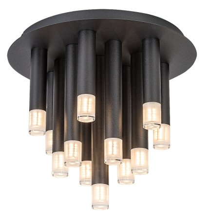 Profile aluminiu LED - Plafoniera Rabalux Ramira G9 G9 13x MAX 5W   metal black stil modern 230V, 50Hz IP20 71354