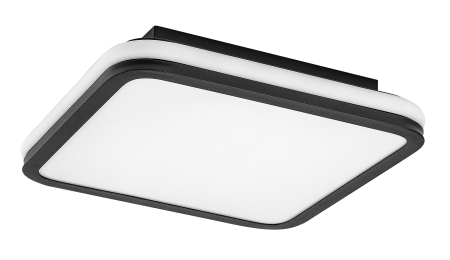 ILUMINAT - Plafoniera Rabalux Serkan LED 43W 2600lm 3000-6500 metal black stil modern 230V, 50Hz IP20 71399