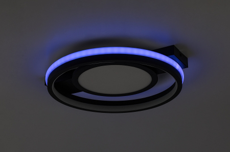 Plafoniera Rabalux Shirin LED 40W 2100lm 3000K-6500K metal black stil modern, IP20 71401 [6]