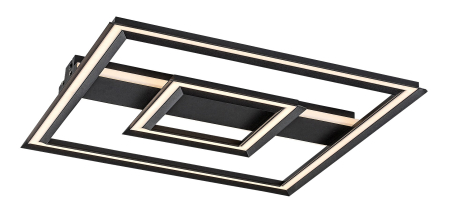 Moderne - Plafoniera Rabalux Sidona LED 48W 2300lm 3000K metal black stil modern, IP20 71071