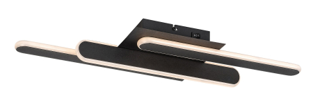 ILUMINAT - Plafoniera Rabalux Sindri LED 18W 950lm 3000, 4000 metal black stil modern 230V, 50Hz IP20 71051